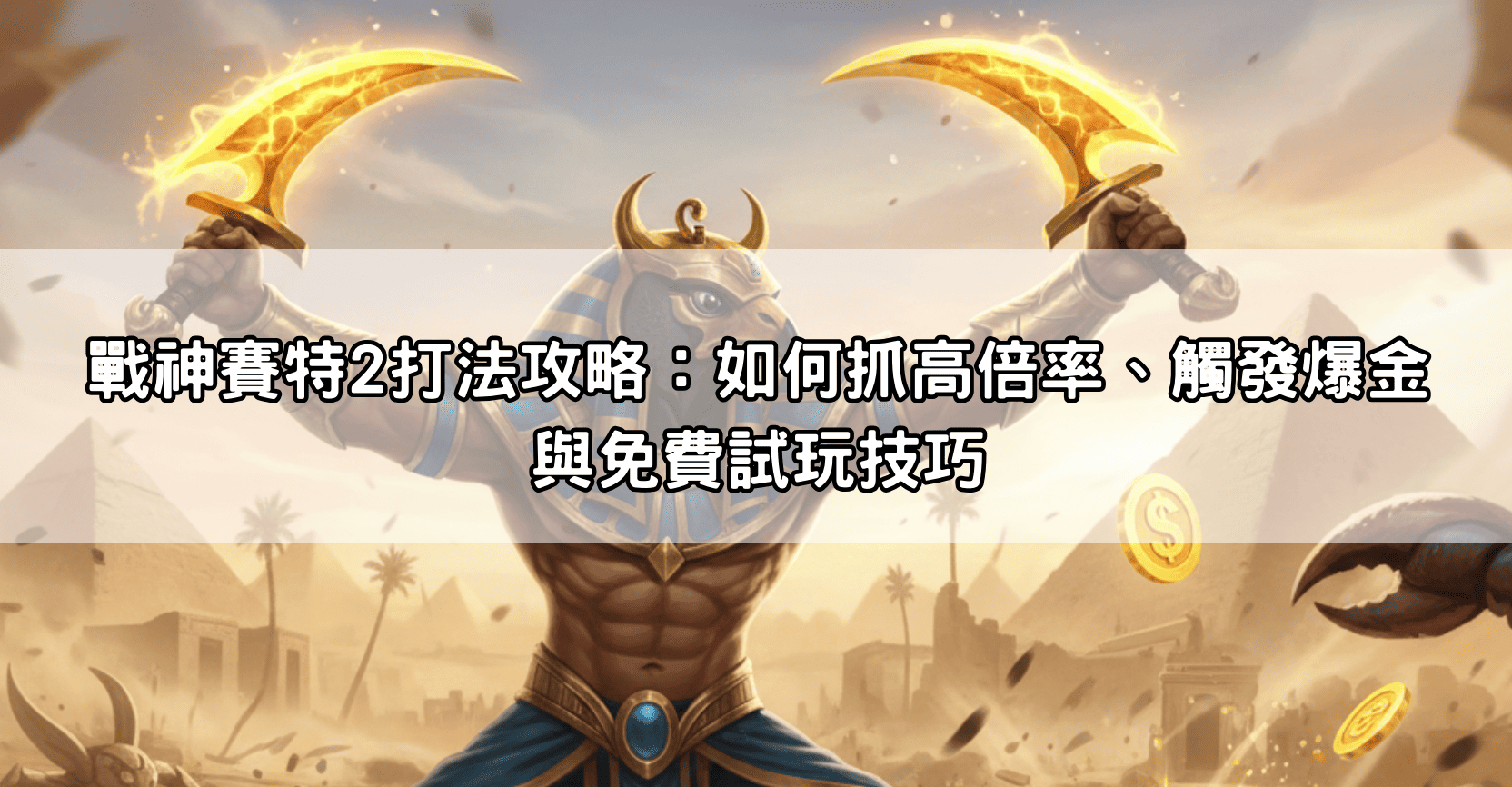 戰神賽特2打法攻略：如何抓高倍率、觸發爆金與免費試玩技巧