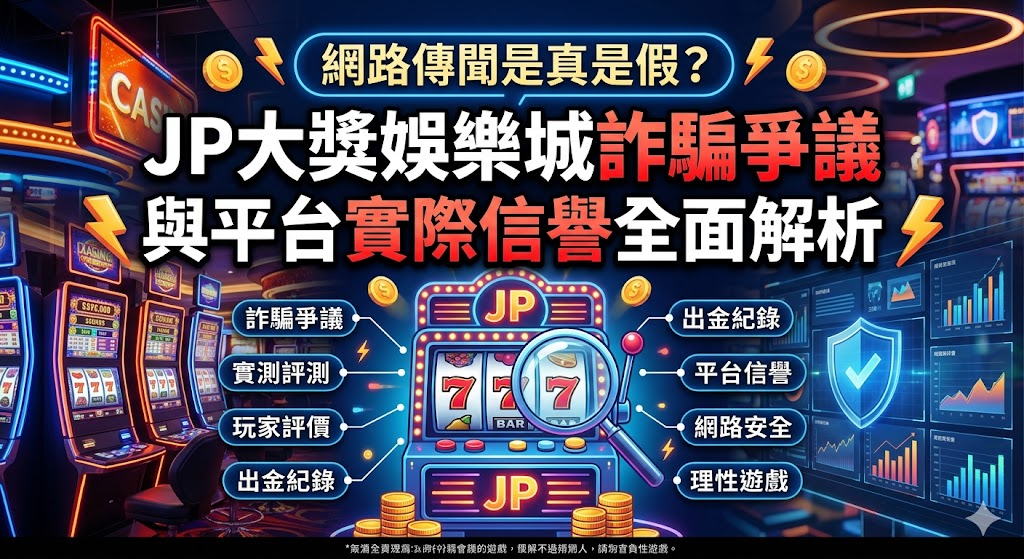 網路傳聞是真是假？JP大獎娛樂城詐騙爭議與平台實際信譽全面解析