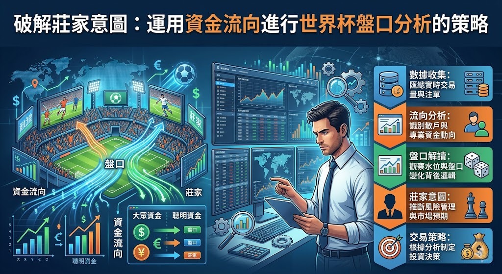 運用資金流向進行世界杯盤口分析的策略