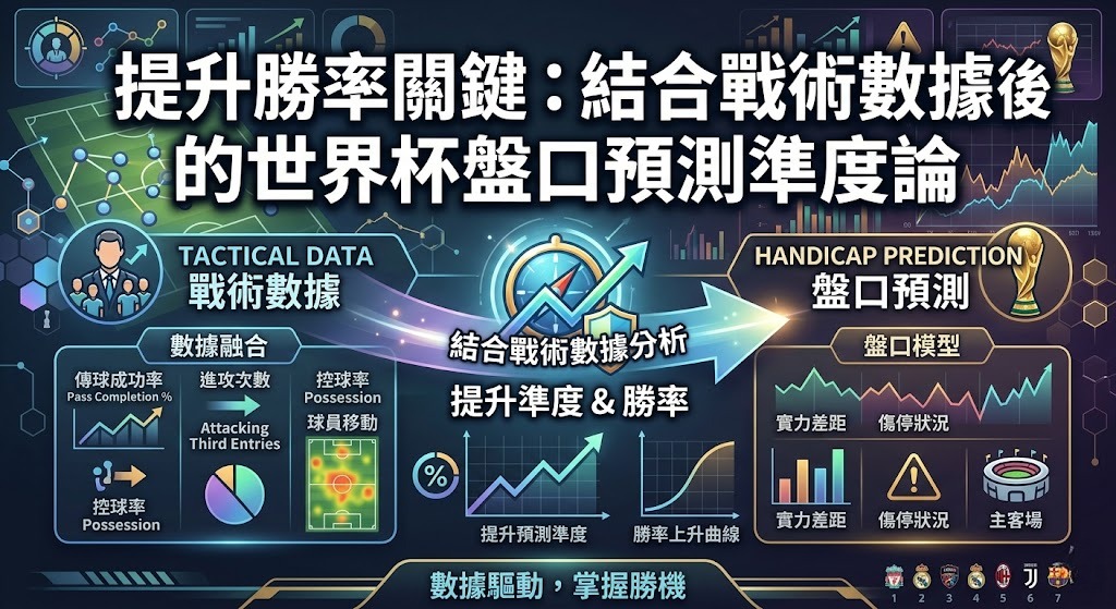 結合戰術數據後的世界杯盤口預測準度