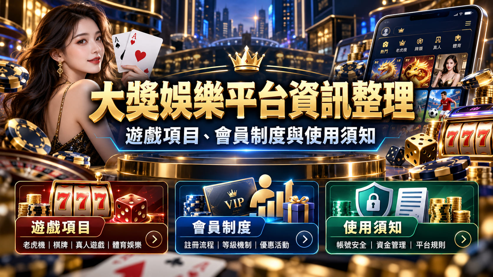 想比較大獎娛樂與大老爺娛樂城的遊戲特色與會員權益？立即查看完整解析，掌握平台差異